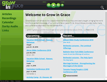 Tablet Screenshot of growingrace.com